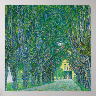Poster Klimt - Allée vers la chambre du château