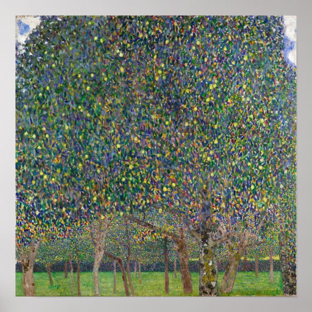 Poster Klimt - Arbre à poires (Devant)
