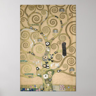 Poster Klimt "Arbre de Vie" (Lebensbaum) — Stoclet Frieze