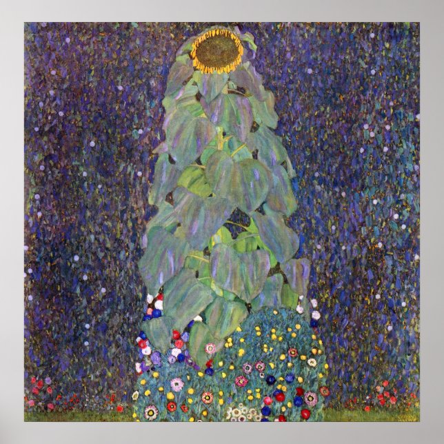 Poster Klimt ~ C'est Sonnenblume (Devant)