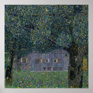 Poster Klimt - Ferme En Haute-Autriche 1911