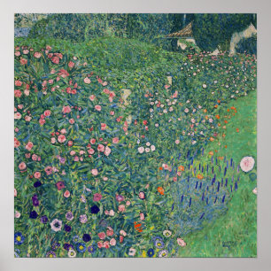 Poster Klimt - Jardin italien Paysage 1913