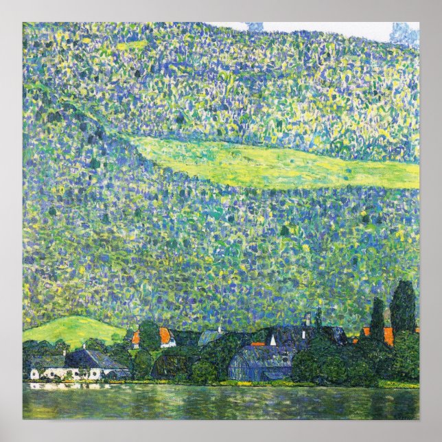 Poster Klimt - Litzlberg Am Attersee (Devant)