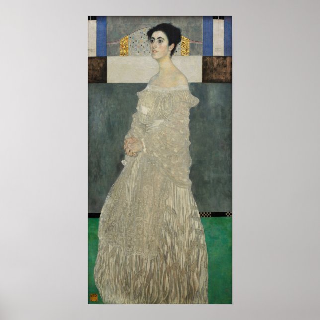 Poster Klimt - Margaret Stonborough-Wittgenstein 1905 (Devant)