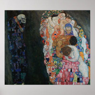 Poster Klimt - Mort Et Vie
