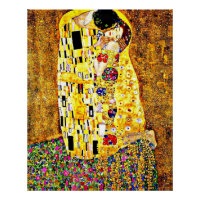 Klimt - The Kiss (pleine longueur) fine art