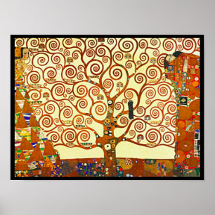 Poster Klimt The Tree of Life,