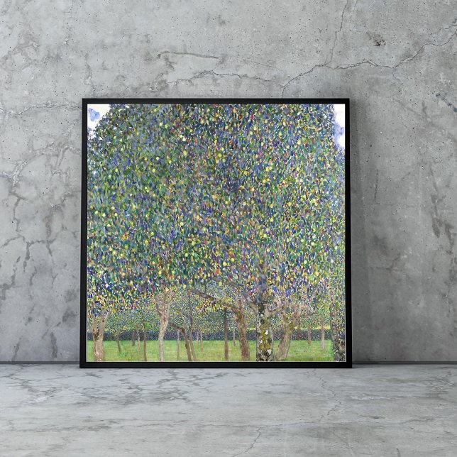 Poster Klimt's Pear Tree(1903) : Exploration de la beauté (Unveiling Klimt's Pear Tree (1903): A Symbol of Artistic Brilliance)