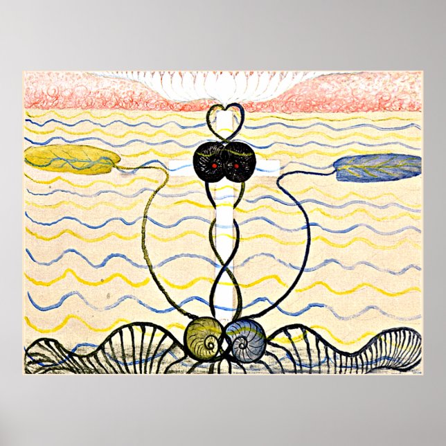 Poster Klint - Evolution, No. 06, Groupe VI, Art abstrait (Devant)