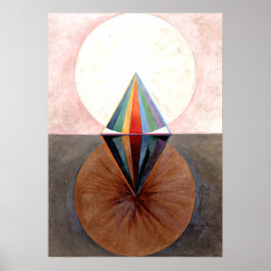 Poster Klint - The Swan, no 12, oeuvre d'art abstraite