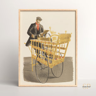 Poster Knife Grinder par Eric Ravilit Vintage britannique