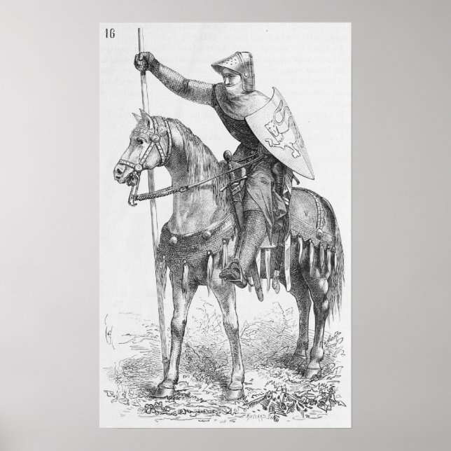 Poster Knight anglais (Devant)