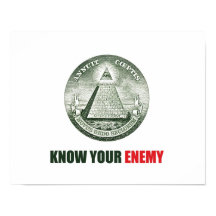 poster know your enemy illuminati