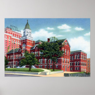 Poster Knoxville Tennessee Knox County Court House