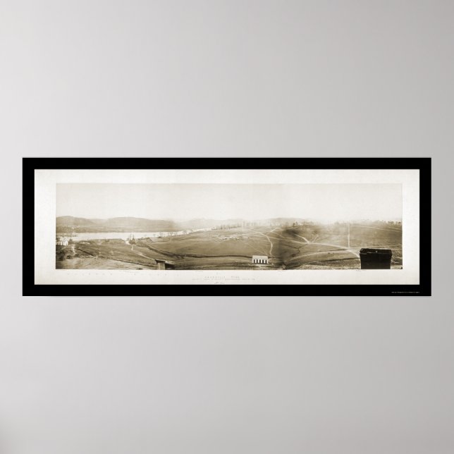 Poster Knoxville, TN Photo 1864 (Devant)