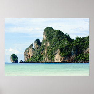 Poster Ko Phi Phi Island sur la mer d'Andaman, Krabi