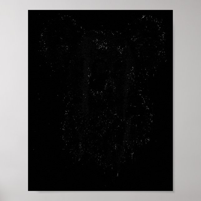 Poster Koala Ink Art Australian Wildlife Rtrait Nge Koala (Devant)
