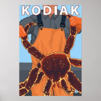 Kodiak, AlaskaCrabe royal de l'Alaska