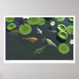 Poster Koi Pond