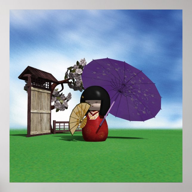 Poster Kokeshi Doll (Devant)