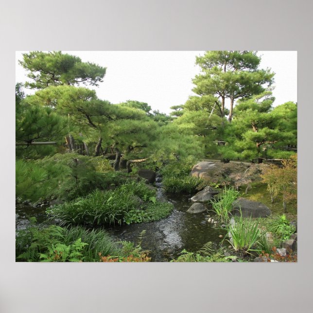 Poster Kokoen Samurai Gardens - Himeji City Japon (Devant)