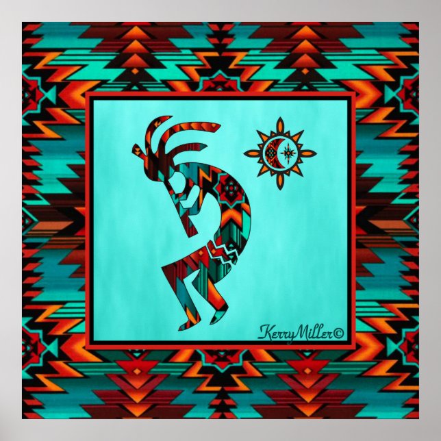 Poster Kokopelli Sud-Ouest (Devant)
