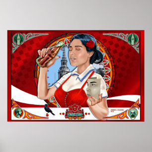 Poster Kola 28" de remplaçants x 20", papier d'affiche de