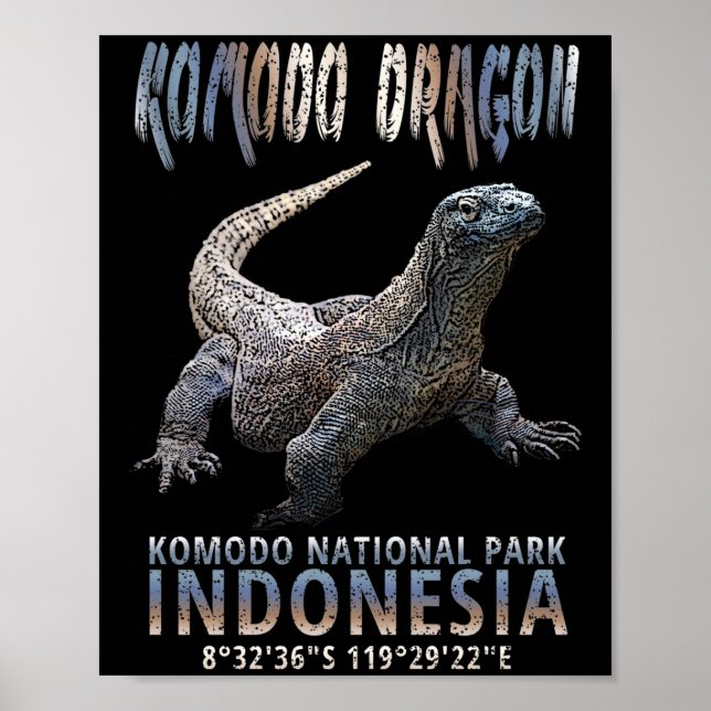 Poster Komodo Dragon (Devant)