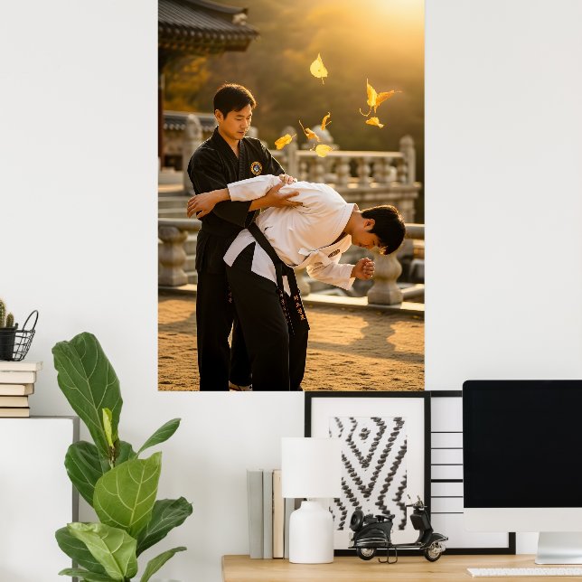 Poster Korean Hapkido Self Defense (Bureau à domicile)