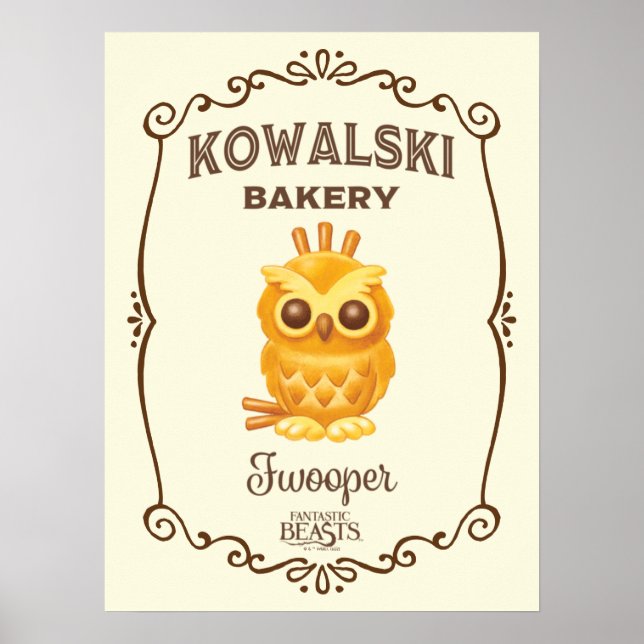 Poster Kowalski Bakery Fwooper (Devant)
