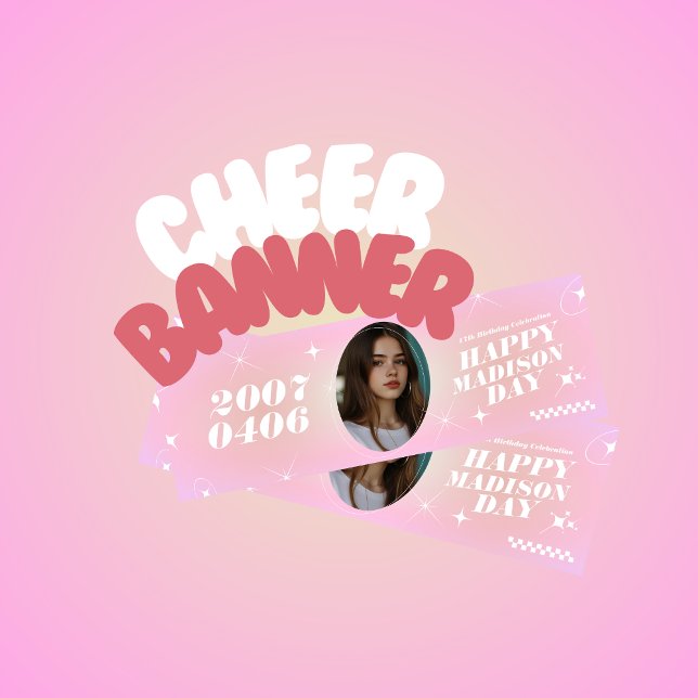 Poster Kpop Idol Anniversaire Fancafe Style Bannière de l (Créateur téléchargé)