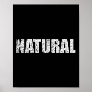 Poster Kraftsport Naturel Gym Funny Bodybuilding 1