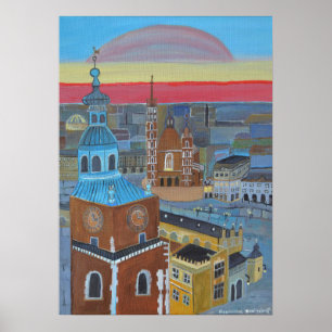 Poster Krakau Polen