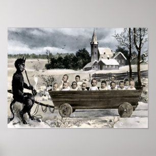 Poster Krampus Déplaisant