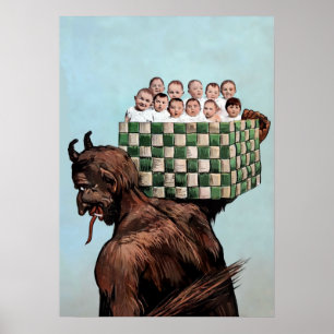 Poster Krampus Déplaisant