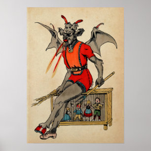 Poster Krampus déplaisant