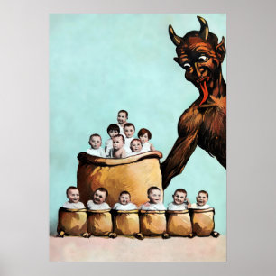 Poster Krampus déplaisant