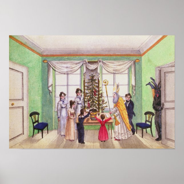 Poster Krampus et St. Nicholas du journal de Carl (Devant)