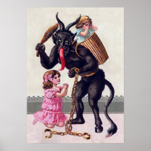 Poster Krampus vintage