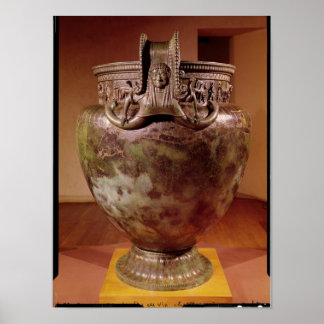 Poster Krater, de la tombe d'une princesse de Vix