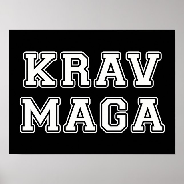 Poster Krav Maga (Devant)