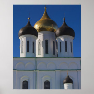 Poster Kremlin de Pskov et cathédrale de la Trinité