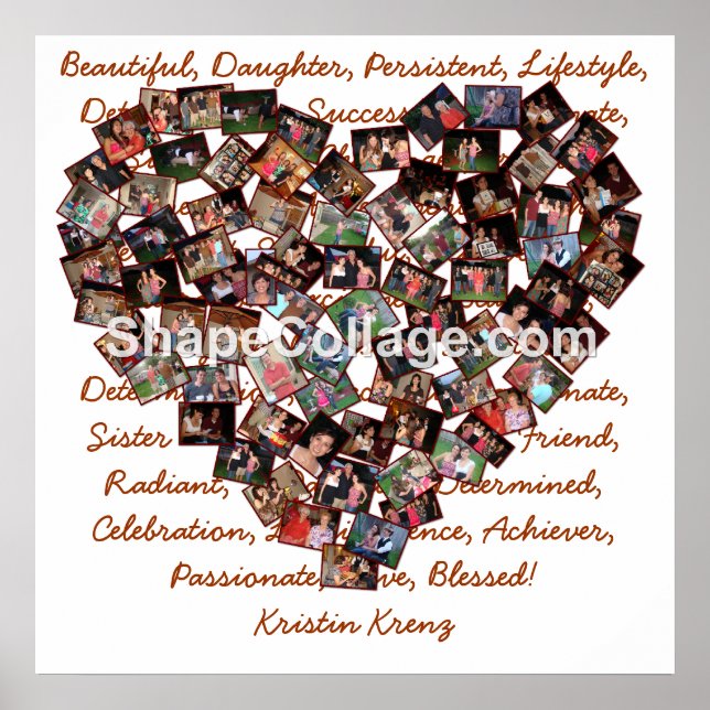 Poster Kristin's Graduation Pictures (Devant)