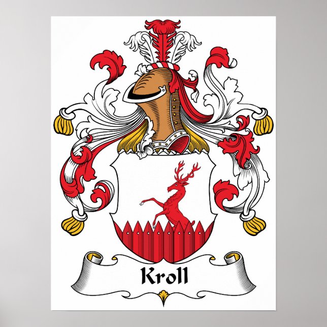 Poster Kroll Family Crest (Devant)