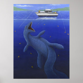 Poster Kronosaurus Interrompt un voyage de pêche