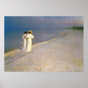Poster Kroyer's "Summer Afternoon on Skagen Beach"