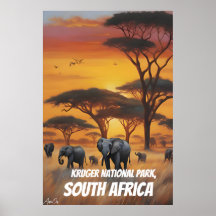 Poster | Krüger Nationalpark | Art