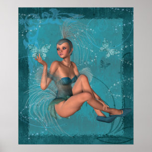 Poster KRW The Blue Sprite and the Butterflies