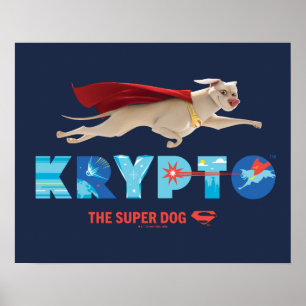Poster Krypto Le Super Chien