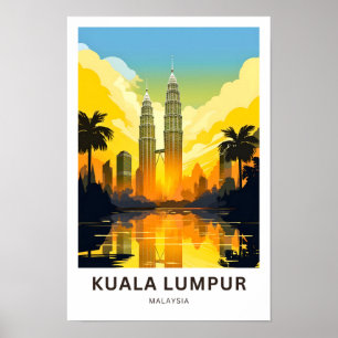 Poster Kuala Lumpur Malaisie Imprimer